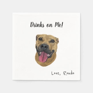 Servilleta De Papel Perro Cocktail Napkins