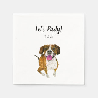 Servilleta De Papel Perro Cocktail Napkins