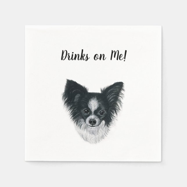 Servilleta De Papel Perro Cocktail Napkins (Anverso)