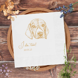Servilleta De Papel Perro de Catahoula Yo Hago Demasiadas Ropas Bodas 
