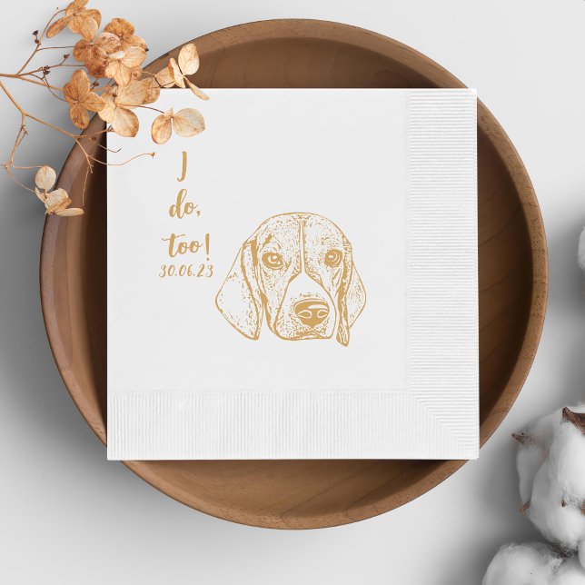 Servilleta De Papel Perro de Catahoula Yo Hago Demasiadas Ropas Bodas  (Subido por el creador)