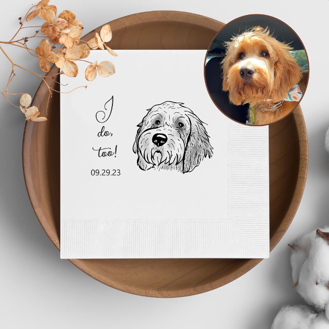Servilleta De Papel Perro de Goldendoodle Personalizado Yo También Lo  (Subido por el creador)