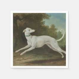 Servilleta De Papel Perro de Greyhound blanco (por Jean-Baptiste Oudry