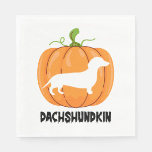 Servilleta De Papel Perro de Halloween Dachshund