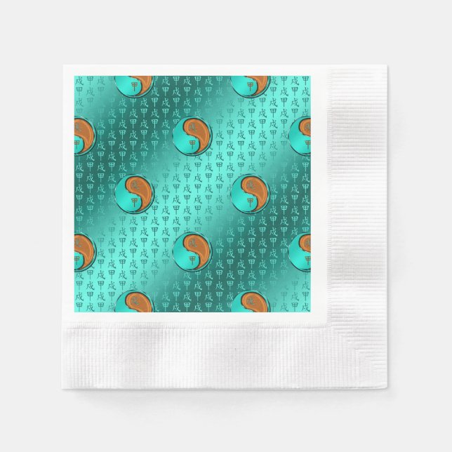 Servilleta De Papel Perro de Madera (Anverso)