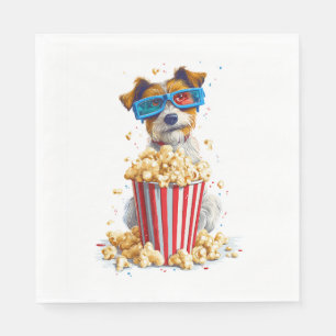 Servilleta De Papel Perro de palomitas � Perro de noche de cine
