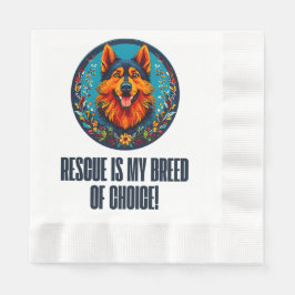 Servilleta De Papel Perro de refugio alemán