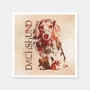 Servilleta De Papel Perro del Dachshund - Doxie
