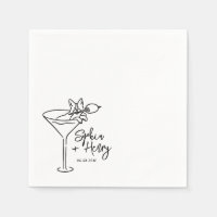 Perro dibujado a mano y Boda musical Martini