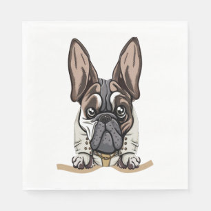 Servilleta De Papel Perro en Pocket Curioso Cachorro para el Bulldog d