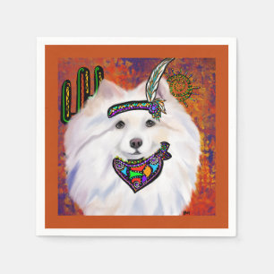 Servilleta De Papel Perro esquimal americano