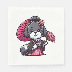 Servilleta De Papel Perro kimono de Havanés