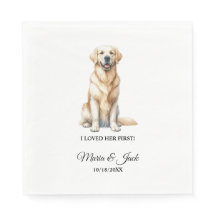 Perro Labrador Amarillo Me Amó En Su Primera Boda