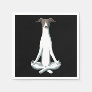 Servilleta De Papel Perro Lover  Yoga Italiano Greyhound