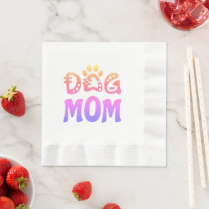 Servilleta De Papel Perro Mamá