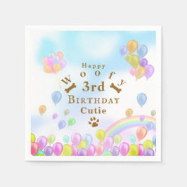 Servilleta De Papel Perro Mascota de globo