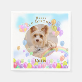 Servilleta De Papel Perro Mascota de globo