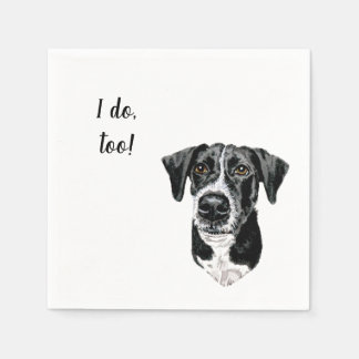 Servilleta De Papel Perro Personalizado Cocktail Napkin