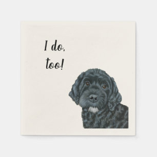 Servilleta De Papel Perro Personalizado Cocktail Napkin