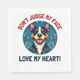 Servilleta De Papel Perro Pitbull