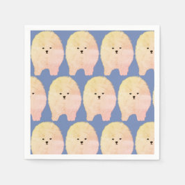 Servilleta De Papel Perro pomerano, pañuelo de papel Personalizado Mas