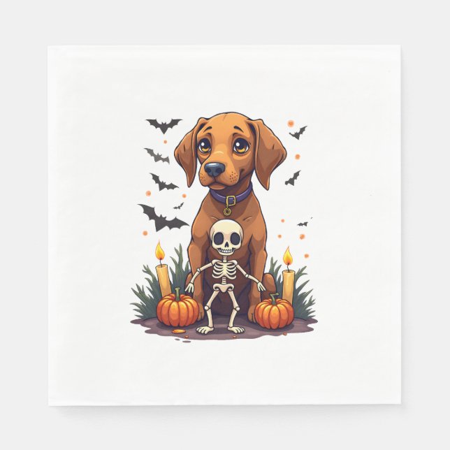 Servilleta De Papel Perro Voodoo Vizsla (Anverso)