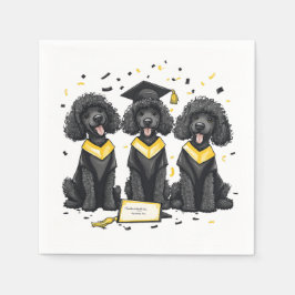 Servilleta De Papel Perros de canapé estándar de graduación