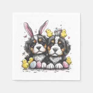Servilleta De Papel Perros de montaña de la Semana Santa Bernesa
