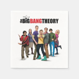 Servilleta De Papel Personajes de la Teoría del Big Bang