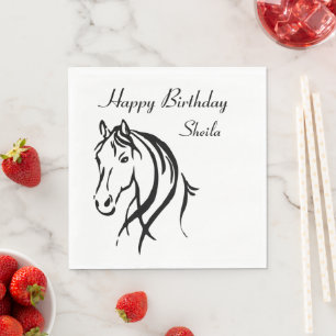 Servilleta De Papel Personalidad de la fiesta de tema de animales de c