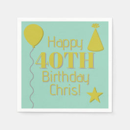 Servilleta De Papel personalised napkins