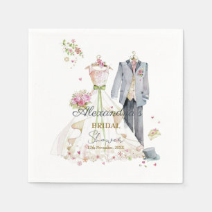 Servilleta De Papel Personaliza el vestido de novia para la despedida