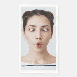Servilleta De Papel Personaliza tu foto divertida de tu selfie