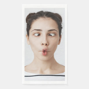 Servilleta De Papel Personaliza tu foto divertida de tu selfie