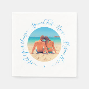 Servilleta De Papel Personaliza tus toallas fotográficas con texto Per