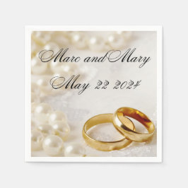 Servilleta De Papel personalizable boda de servilletas de papel