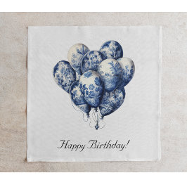 Servilleta De Papel Personalizable Delft Blue Balloons