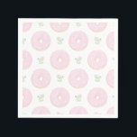 Servilleta De Papel Personalizable Donut Sweet First Birthday<br><div class="desc">Acuarela donut dulces toallas de papel de primer cumpleaños. Las servilletas de papel precoz no sirven para la fiesta de cumpleaños.</div>