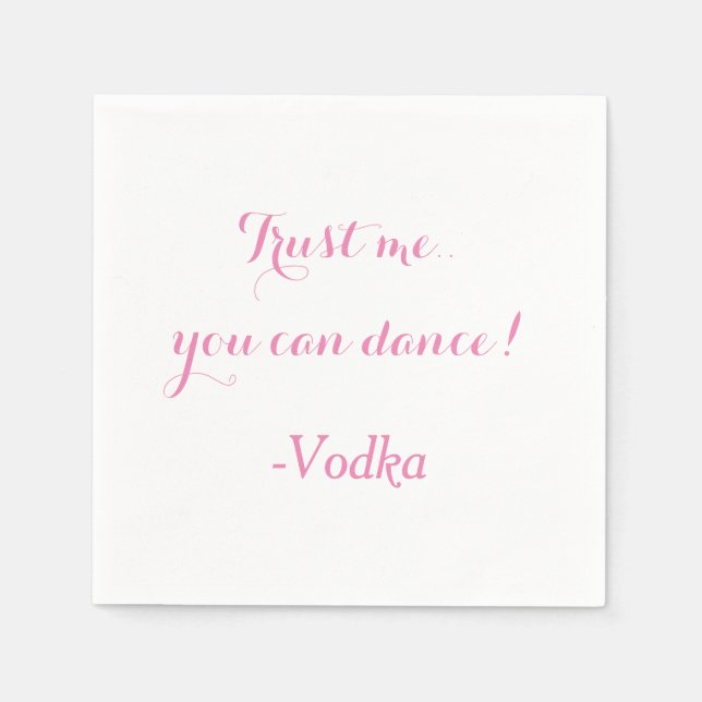 Servilleta De Papel Personalizable - Funny Boda Napkin (Anverso)