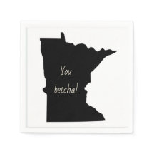 Personalizable Minnesota You Betcha Napkins