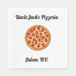 Servilleta De Papel Personalizable Pizzeria