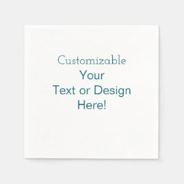 Servilleta De Papel Personalizable/ Tu texto o diseño aquí!