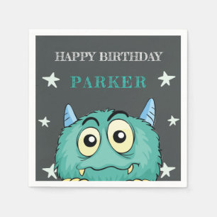 Servilleta De Papel Personalización de la fiesta de cumpleaños temátic