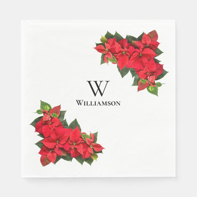 Servilleta De Papel Personalización de la noción roja (Anverso)