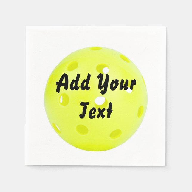 Servilleta De Papel Personalización del Personalizar Amarillo de la pe (Anverso)