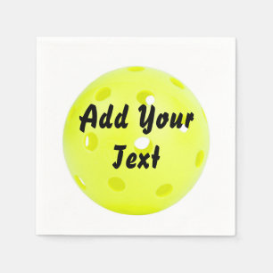 Servilleta De Papel Personalización del Personalizar amarillo pálido