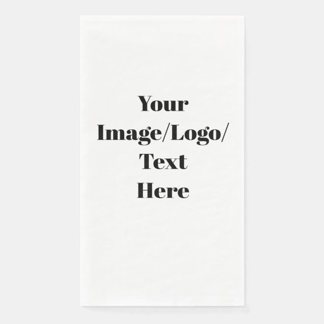 Servilleta De Papel Personalización o Personalizar (Anverso)