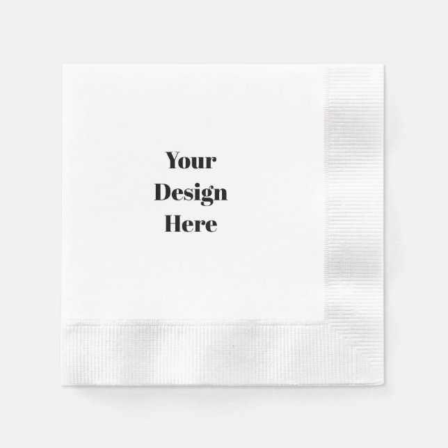 Servilleta De Papel Personalización o Personalizar (Anverso)