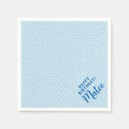 servilleta de papel personalizada con estrella azu