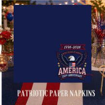 Servilleta de papel personalizada conmemorativa de